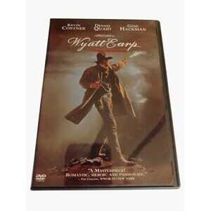 Wyatt Earp DVD Movie Kevin Costner Dennis Quaid Gene Hackman 1994